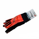 Saucony Unisex Large Nomad Running Gloves Black Neon Orange Sa90479-vpe Nwt