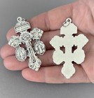 Lot 2 Pardon Rosary Crucifix 3 Way Miraculous Saint Benedict Medal Silver Cross