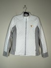 Zero Restriction Womens Sz M White 2024 Presidents Cup Sydney Quilted Jacket Usa