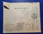 Tripoli Lebanon To Alexandria Egypt Ottoman Bank Cover 1943 French Mandate Rare