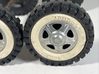 Vintage Tonka Set Of 4 Wheels Whitewall Tires Axle Assembly Parts Restore Custom