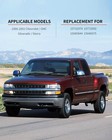Double Din Dash Bezel Cover Kit Compatible With 1999-2002 Gmc Sierra Full-size