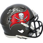 Emeka Egbuka Signed Riddell Speed Mini Helmet Tampa Bay Buccaneers Fanatics Coa