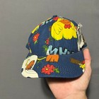 Vintage Hee Haw By Liberty Kids Snapback Hat All Over Print Made In Usa Blue