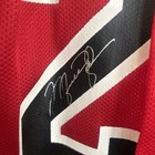 Michael Jordan Signed Autographed Custom Red Bulls Jersey  Nice  Authenticated