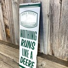John Deere Nothing Runs Like 13  Metal Tin Sign Vintage Style Farm Tractor Barn