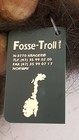 Fosse Troll Norway Original Tag Long Nose 