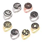 Game Of Thrones  houses Ring Set  8 Ring Set New