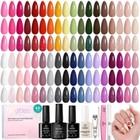 44pcs Gel Nail Polish Set - 36 Colors  Base   Top Coat  Uv Led  Diy Nail Art Kit