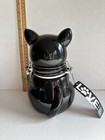 French Bulldog  Ceramic Doggy Treat Jar  Boston  Warehouse New With Tags