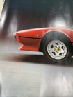 Vintage Ferrari 208 Gtb Turbo 1982 Factory Very Rare Car Poster 38 5 By 27   