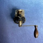 Singer Vintage Hand Crank Pinking Machine Cast Iron Fabric Pinker Usa
