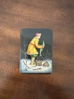 Ussr Russian Fedoskino  Lacquer Box Vintage Hand Painted