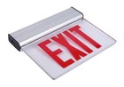 Commercial Electric 120-volt To 277-volt With Ni-cad 4 8-volt Edge Lit Exit Sign