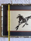 Chinese Embroidery On Silk Framed Art - Horse