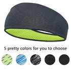 5 Pack Sports Headband For Men  Thin Breathable Design  5 Multicolor  A 