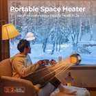 Space Heater  Portable Electric 500w Ptc Ceramic Heaters For Indoor Use  Efficie