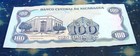 Nicaragua 100 Cordobas Note---1985 Series---clean Crisp Note