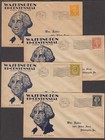 1932 Washington Bicentennial Sc 704 Thru 715 William Rabin 1st Cachet Cv  420