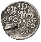 Poland Sigismund Iii Vasa 1587-1632 Europe Silver 3 Gr  scher 19 9mm 1 7g - Holed