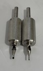 Lot Of 2 Stainless Tattoo Tubes And Grips  Cam