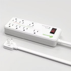 Greenlite 3-ft 7 -outlet Indoor White Power Strip