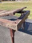 Very Rare 1900   s Oak 48    Antique Childs Funeral Cooling Embalming Board 