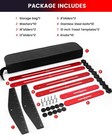 Stair Tread Template Tool  8  To 60  Aluminum Stair Tread Jig For Accurately Mea