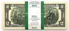 Bep Uncirculated Two Dollar Bills  Series 2017a   2 Sequential Notes  Lot Of 100