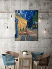 Canvas Print Van Gogh Painting Repro Wall Art Picture Home Decor Cafe Terrace