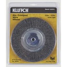 Klutch 8in  Coarse Crimped Wire Wheel