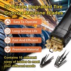 Upgraded Tire Groover Blades Set professional Tyre Regroover Blades 20-piece 