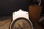Antique Chatillon s  Porcelain Spring Balance Scale W Tray General Store Hanging