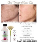 40  Pure Glycolic Acid Skin Peel Wrinkles- Age Spots- Sun Damage-free Fan Brush