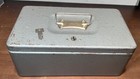 Vintage Swanco Metal Lock Box Utility With Key Jamestown Usa