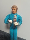 Vintage Ideal 7 In Evel Knievel Action Figure Blue  1 Suit  rare  