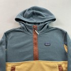 Patagonia Jacket Microdini Cropped Hoody Pullover Youth Large Fleece 1 2 Zip