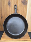 Antique  Cast Iron Skillet  8 Restored Seasoned No Wobble   
