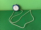 Vintage Sears Smiths Stopwatch 1 5th C1970 Blue White Lanyard Works Dia 67mm
