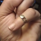 Sterling Silver Toe Ring 925 Adjustable Stamped  925 Band Oval