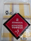 Vintage Sealed Pair Of Startex Kitchen Towels
