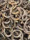 50 Used Rusty Horseshoes From Texas Cowboy Crafting Welding