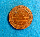 1915 Magician Token  dedicated Restorers Of Magian Science   Good Luck Swastika 