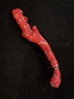 Qing Natural Red Coral Scholars Brush Rest Private Collection