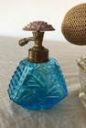 Lot Of 4 Vintage Perfume Bottles Atomizers Vanity Decor