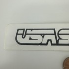 Rare Vintage Usa Sport Sticker Black Original Quality Logo Decal 1 25  X 6  Nos