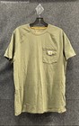 Carhartt Men s Relaxed Fit Force Midweight Pocket T-shirt Lot Of 2 Green Tan M