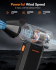 Wolfbox Mf50 Electric Air Duster - 110000 Rpm Super Power  3-speed  Portable