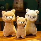 Alpaca Plush Toy Stuffed Animal Doll With Saddle Soft Pillow Home Room Decor