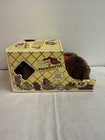 Pound Puppies 7    Newborn Brown Puppy Dog Tonka Plush New In Carrier Box